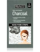 Beauty Formulas Charcoal почистваща лепенка за запушени пори по носа 6 бр.