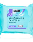 Beauty Formulas Clear Skin Deep Cleansing мокри почистващи кърпички за мазна и проблемна кожа 30 бр.