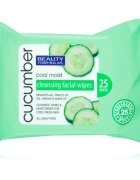 Beauty Formulas Cucumber почистващи кърпички с екстракт от краставица 25 бр.