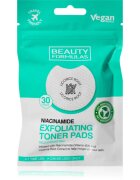 Beauty Formulas Niacinamide тампони за почистване на грим за перфектна кожа 30 бр.
