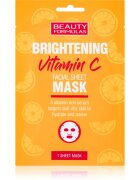Beauty Formulas Vitamin C озаряваща платнена маска с витамин С 1 бр.