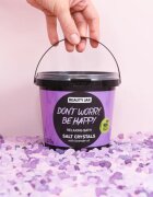 Beauty Jar Don't Worry Be Happy сол за релаксираща вана с екстракт от лавандула 1.2 кг