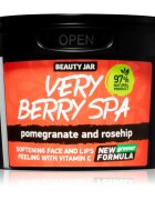 Beauty Jar Very Berry Spa омекотяващ захарен пилинг за лице 120 гр.