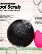 beautyblender® Tool Scrub Charcoal Твърдо почистващо средство за гъби и четки за грим 150 гр.