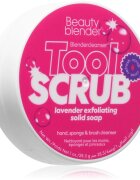 beautyblender® Tool Scrub Lavender Твърдо почистващо средство за гъби и четки за грим 28.3 гр.