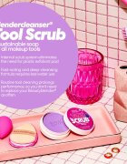 beautyblender® Tool Scrub Lavender Твърдо почистващо средство за гъби и четки за грим 28.3 гр.