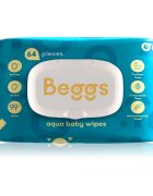 Beggs Aqua Baby Wipes нежни мокри кърпички за бебета 64 бр.
