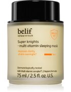 belif Super Knights Multi Vitamin Mask интензивна нощна маска за бърза регенерация на суха и дехидратирана кожа за всички типове кожа на лицето 75 мл.