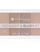 Bell Hypoallergenic палитра с хайлайтъри и ружове 20 гр.