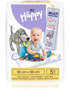 BELLA Baby Happy Baby Underpads еднократни подложки за смяна на пелените 60x60cm 5 бр.