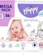 BELLA Baby Happy Sensitive мокри кърпички 3x56 бр.