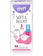 BELLA Baby Happy Soft&Delicate еднократни пелени с каналчета 11-18 kg 52 бр.
