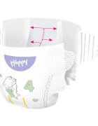 BELLA Baby Happy Soft&Delicate еднократни пелени с каналчета Maxi 8-14 kg 62 бр.