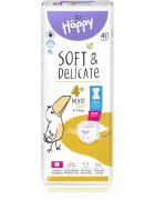 BELLA Baby Happy Soft&Delicate еднократни пелени с каналчета Maxi Plus 9-15 kg 40 бр.