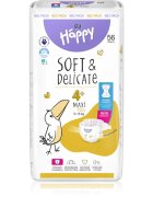 BELLA Baby Happy Soft&Delicate еднократни пелени с каналчета Maxi Plus 9-15 kg 56 бр.