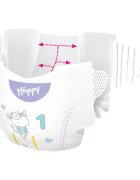 BELLA Baby Happy Soft&Delicate еднократни пелени с каналчета Newborn 2-5 kg 42 бр.