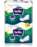 BELLA Perfecta Slim Night санитарни кърпи 14 бр.