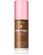 Benefit Hello Happy Flawless Brightening Foundation озаряващ течен фон дьо тен SPF 15 цвят 12 Dark Warm 30 мл.