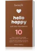 Benefit Hello Happy Soft Blur Foundation течен фон дьо тен с матов завършек SPF 15 цвят 10 Deep Warm 30 мл.