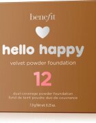 Benefit Hello Happy Velvet Powder Foundation компактна пудра цвят 12 Dark Warm 7 гр.