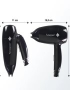 BEPER P301ASC100 сешоар за коса за пътуване 1 бр.