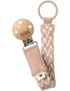 BIBS Paci Braid клипс за биберон Blush / Ivory 1 бр.