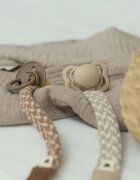 BIBS Paci Braid клипс за биберон Cloud / Iron 1 бр.