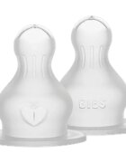 BIBS Silicone Bottle Nipple биберон за шише Medium Flow 2 бр.