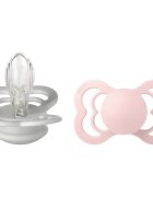 BIBS Supreme Silicone Size 2: 6+ months биберон Haze / Blossm 2 бр.