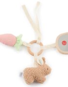 Bieco Activity Toy Bunny Fine контрастна играчка за окачане 1 бр.