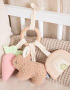 Bieco Activity Toy Bunny Fine контрастна играчка за окачане 1 бр.