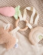 Bieco Activity Toy Bunny Fine контрастна играчка за окачане 1 бр.