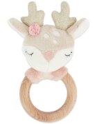 Bieco Grasping Toy with Rattle Fawn Ella играчка с дрънкалка 0 m+ 1 бр.
