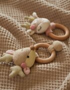 Bieco Grasping Toy with Rattle Fawn Ella играчка с дрънкалка 0 m+ 1 бр.