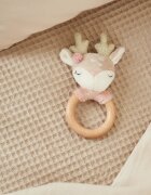Bieco Grasping Toy with Rattle Fawn Ella играчка с дрънкалка 0 m+ 1 бр.