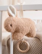 Bieco Musical Toy Bunny Fine контрастна играчка за окачане с мелодия 1 бр.
