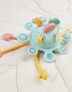 Bieco Silicone Activity Planet играчка за подреждане 12 m+ Eucalyptus 1 бр.