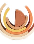 Bieco Silicone Rainbow дъга за сглобяване 12 m+ Chocolate Bliss 6 бр.