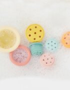 Bieco Silicone Stacking Cups Tropical Vibes чашки за редене 12 m+ 7 бр.