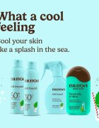 Bilboa Belli Freschi слънцезащитен спрей с мента пиперита SPF 50+ 150 мл.