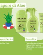Bilboa Sapore di Aloe Latte крем за тен с алое вера SPF 50+ 200 мл.