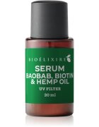 Bioélixire Serum Baobab Biotin & Hemp Oil серум за увредена и крехка коса с UV филтър 20 мл.