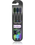 Biomed Black Charcoal четки за зъби медиум 3 бр.