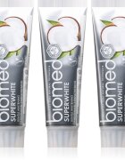 Biomed Superwhite подсилваща паста за зъби с кокосово масло 3x100 гр.
