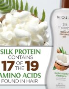 Biosilk Silk Therapy Natural Coconut Oil хидратиращ шампоан с кокосово масло 355 мл.