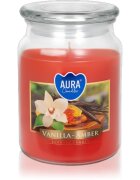 BISPOL Vanilla & Amber ароматна свещ 500 мл.