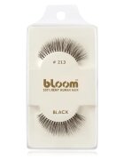 Bloom Natural изкуствени мигли от естествен косъм No. 213 (Black) 1 см