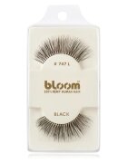 Bloom Natural изкуствени мигли от естествен косъм No. 747L (Black) 1 см