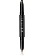 Bobbi Brown Long-Wear Dual-Ended Cream Shadow Stick сенки за очи в молив дуо цвят Café / Gilded Green 1.6 гр.