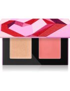 Bobbi Brown Threads of Love Cream Glow Highlighter + Pot Rouge палитра с хайлайтъри и ружове цвят Peach Duo 4 гр.